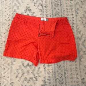 Orange shorts- women’s - perfect for spring and summer!